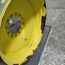 18"W x 38"D, John Deere Yellow 12-Hole Formed Plate Sprayer , -3.38" Offset