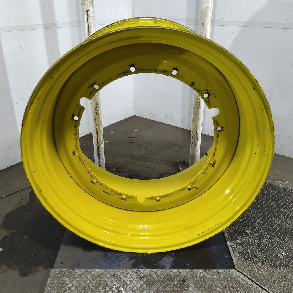 28"W x 46"D, John Deere Yellow 12-Hole Stub Disc , -6" Offset