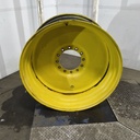 20"W x 42"D, John Deere Yellow 12-Hole Formed Plate Sprayer , -4" Offset