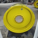 20"W x 42"D, John Deere Yellow 12-Hole Formed Plate Sprayer , -4" Offset