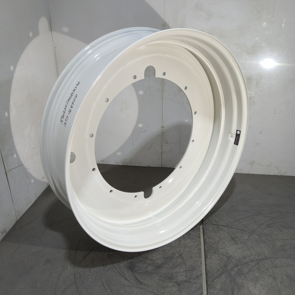 12"W x 46"D, Ford / New Holland White 12-Hole Stub Disc , -3" Offset