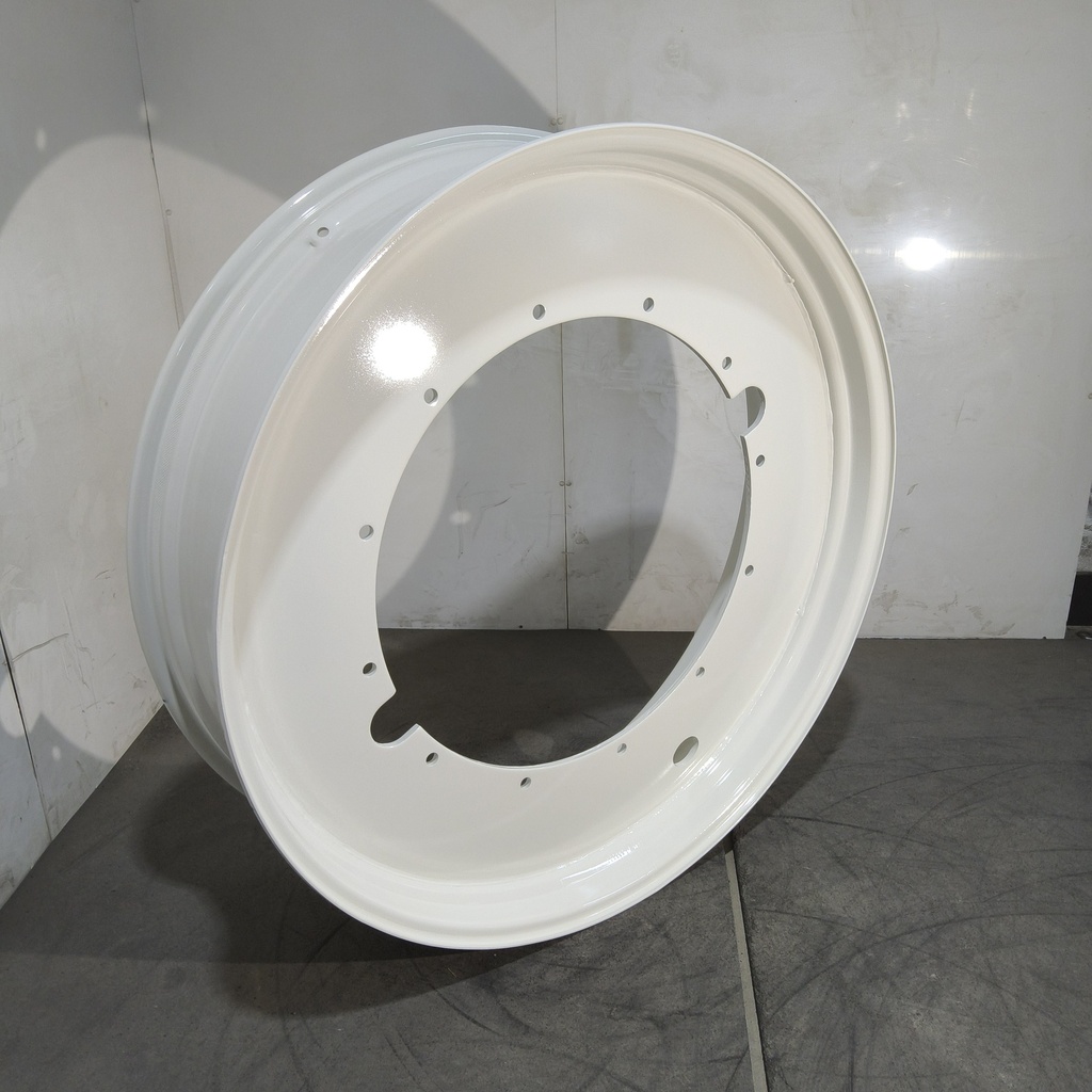 12"W x 46"D, Ford / New Holland White 12-Hole Stub Disc , -3" Offset