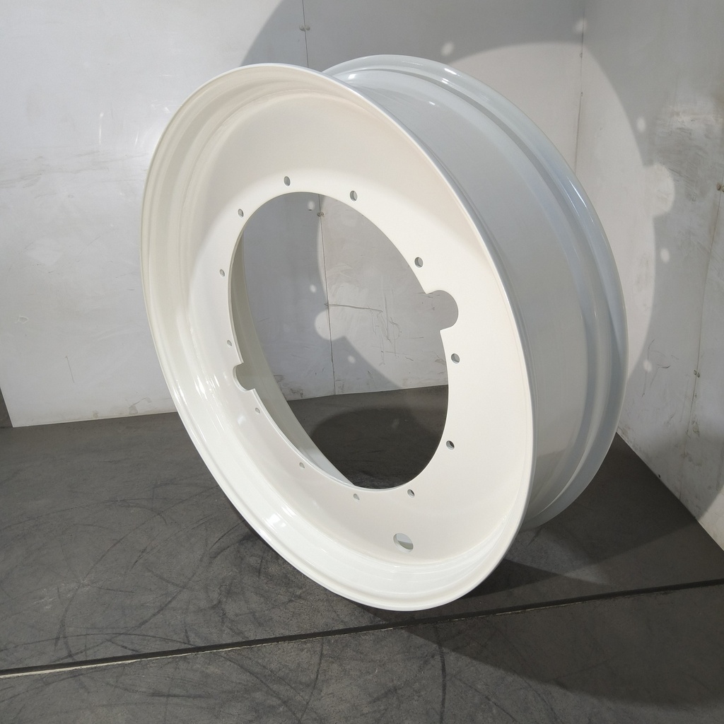 12"W x 46"D, Ford / New Holland White 12-Hole Stub Disc , -3" Offset