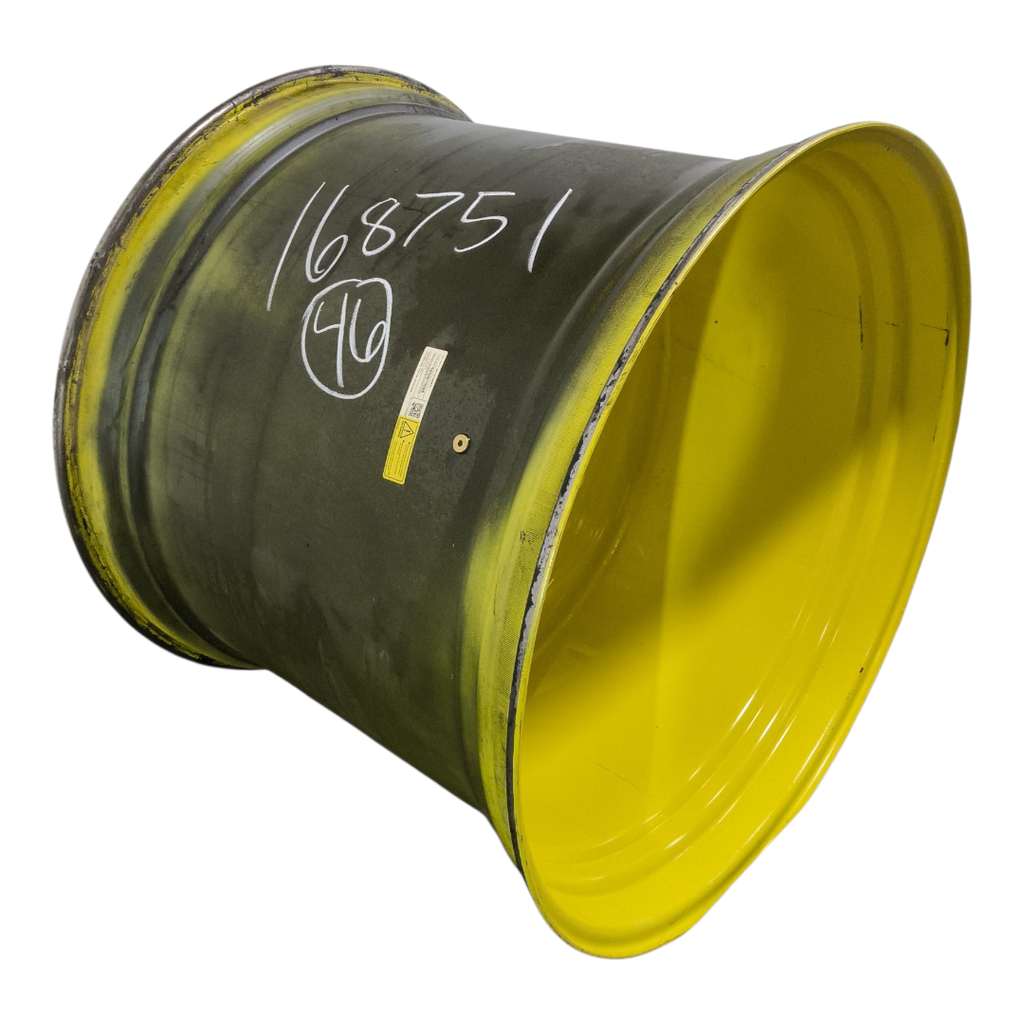 38"W x 46"D, John Deere Yellow 12-Hole Stub Disc , -6.12" Offset