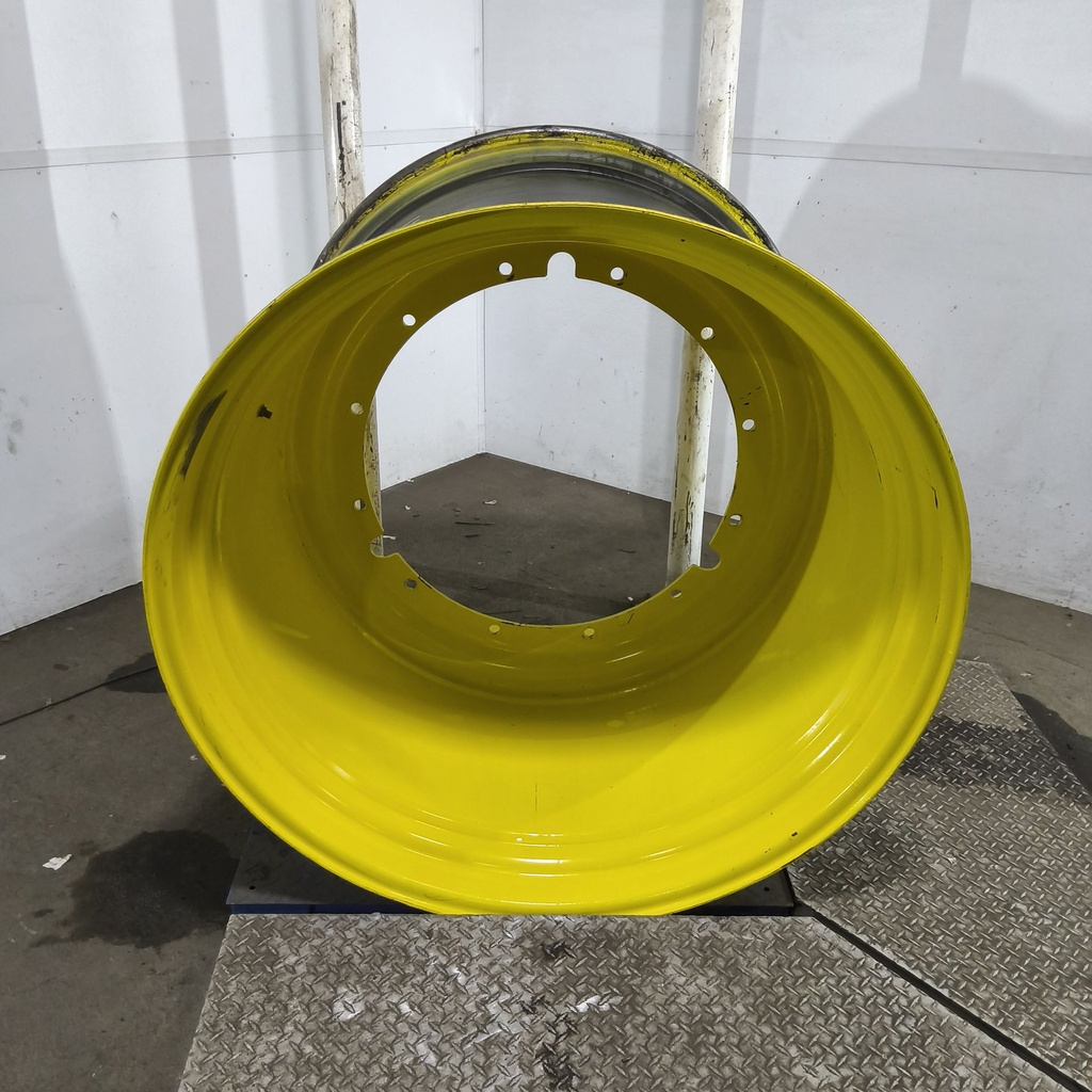 38"W x 46"D, John Deere Yellow 12-Hole Stub Disc , -6.12" Offset