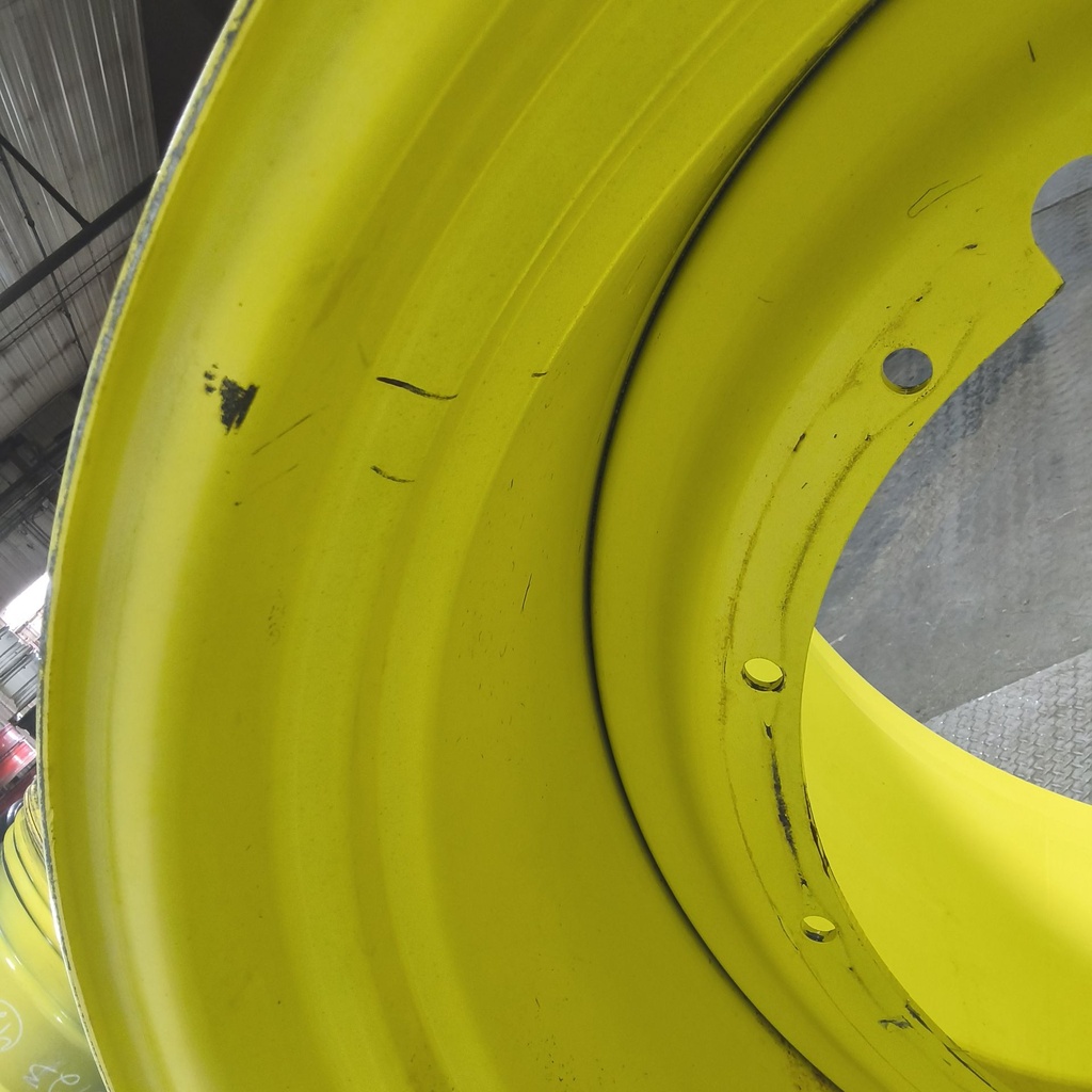 38"W x 46"D, John Deere Yellow 12-Hole Stub Disc , -6.12" Offset
