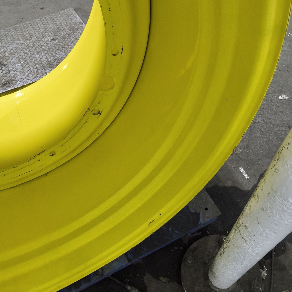 38"W x 46"D, John Deere Yellow 12-Hole Stub Disc , -6.12" Offset
