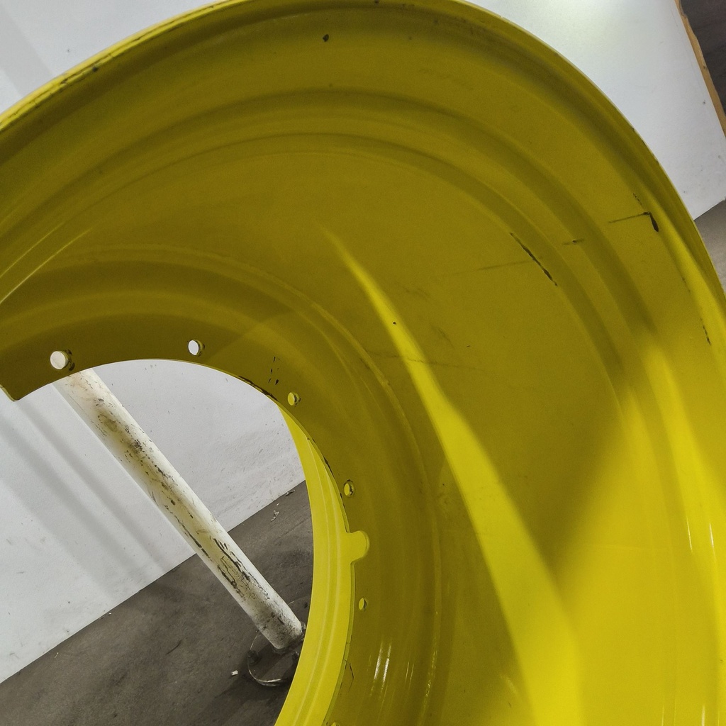 38"W x 46"D, John Deere Yellow 12-Hole Stub Disc , -6.12" Offset