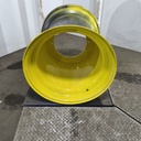 36"W x 32"D, John Deere Yellow 12-Hole Formed Plate , -9.62" Offset