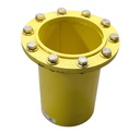 8 to 10-Hole 17"L Hub Extension, John Deere Yellow