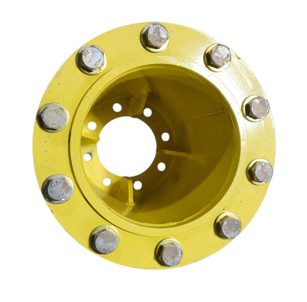 8 to 10-Hole 17"L Hub Extension, John Deere Yellow
