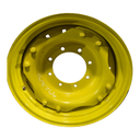 8-Hole Waffle Disc (Groups of 2 Bolts) Center for 24" Rim, John Deere Yellow