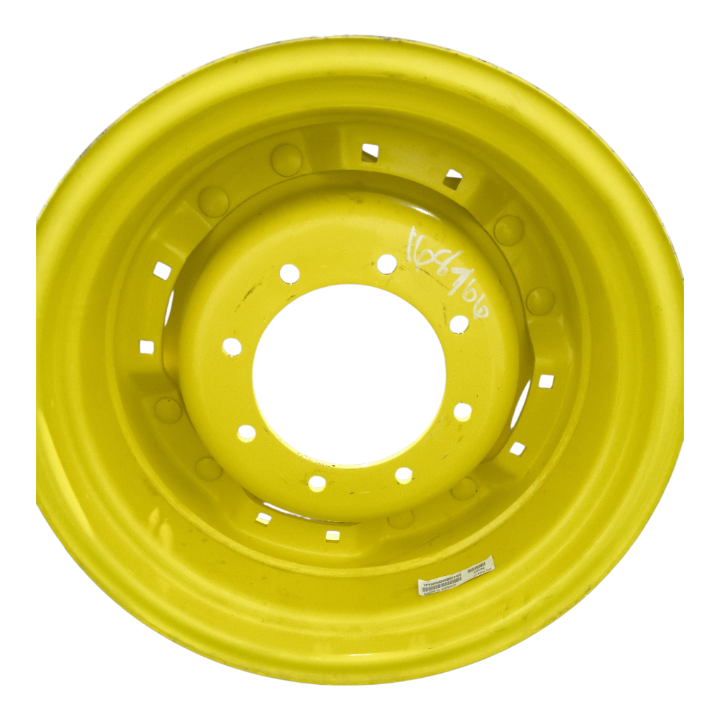 8-Hole Waffle Disc (Groups of 2 Bolts) Center for 24" Rim, John Deere Yellow