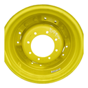 8-Hole Waffle Disc (Groups of 2 Bolts) Center for 24" Rim, John Deere Yellow