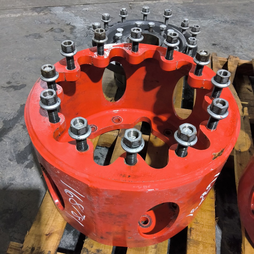 10 to 12-Hole 13.5"L FWD Spacer, Fendt/Agco Red