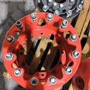 10 to 12-Hole 13.5"L FWD Spacer, Fendt/Agco Red