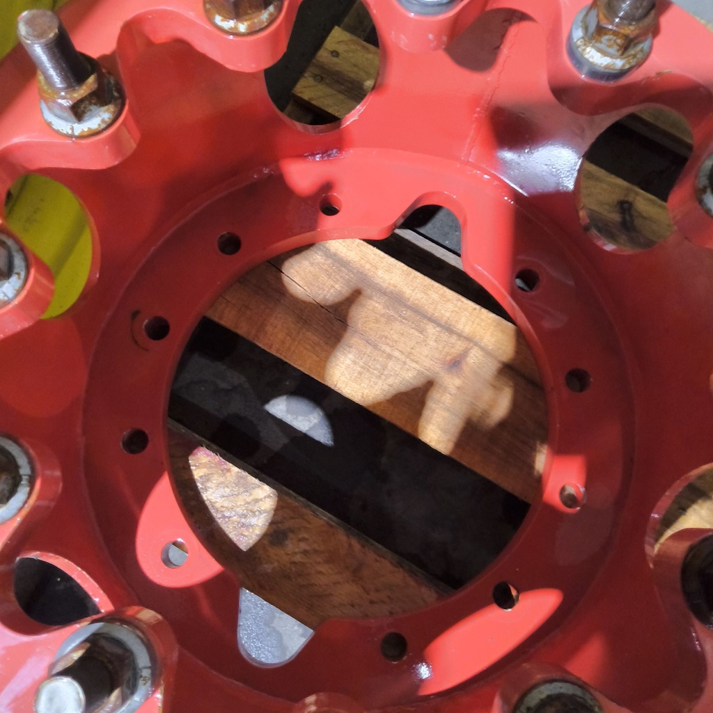 12 to 12-Hole 13.5"L FWD Spacer, Fendt/Agco Red