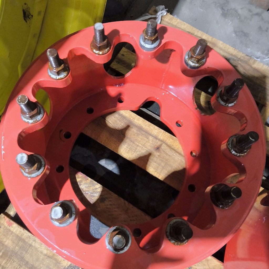 12 to 12-Hole 13.5"L FWD Spacer, Fendt/Agco Red