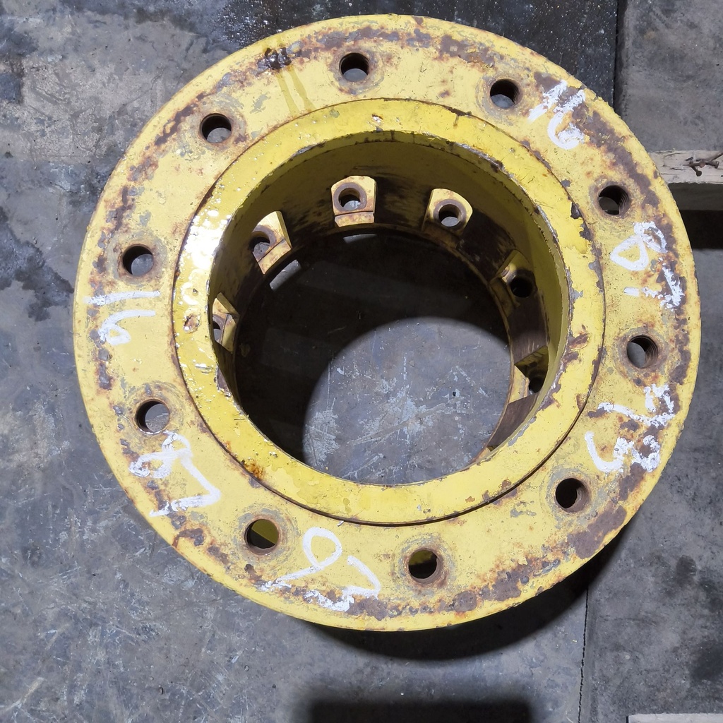 10 to 10-Hole 10.5"L Sprayer Extension, John Deere Yellow