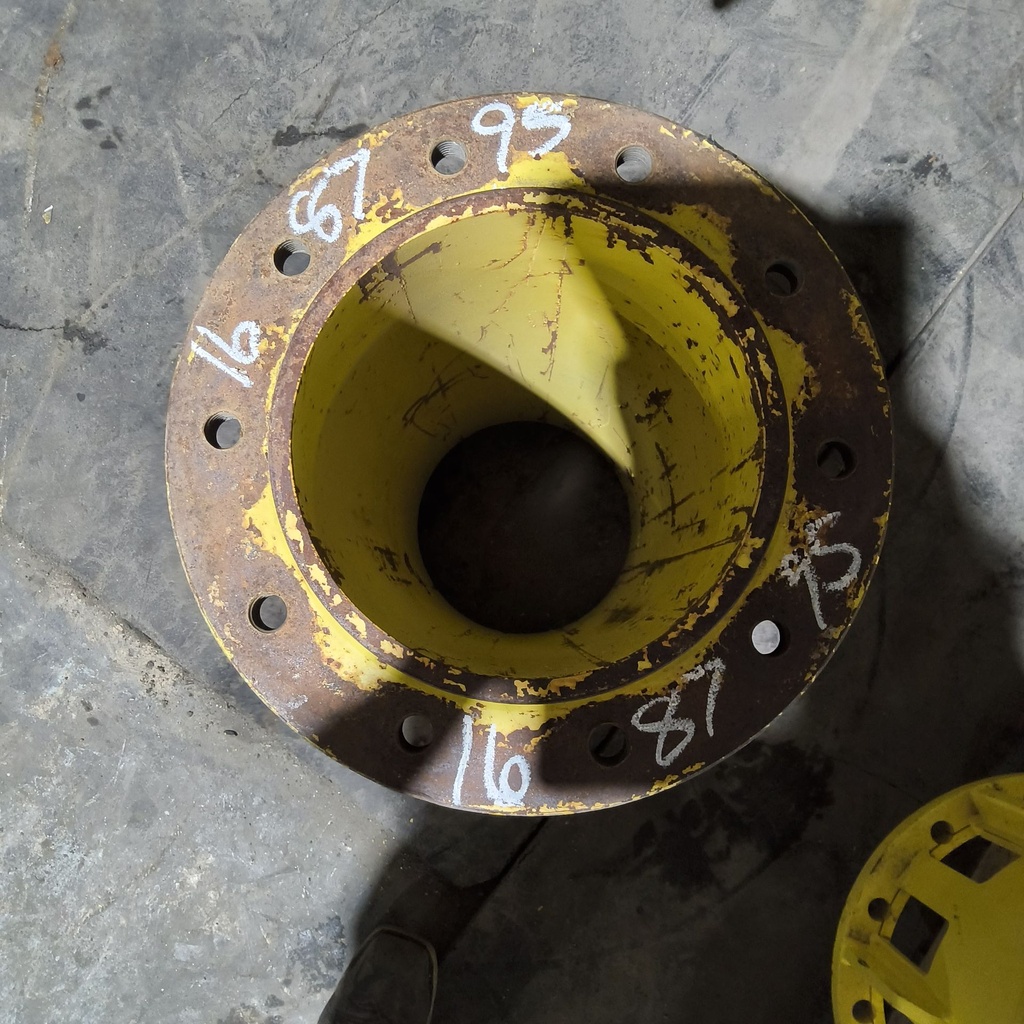 10 to 10-Hole 27"L Hub Extension/Triple, John Deere Yellow