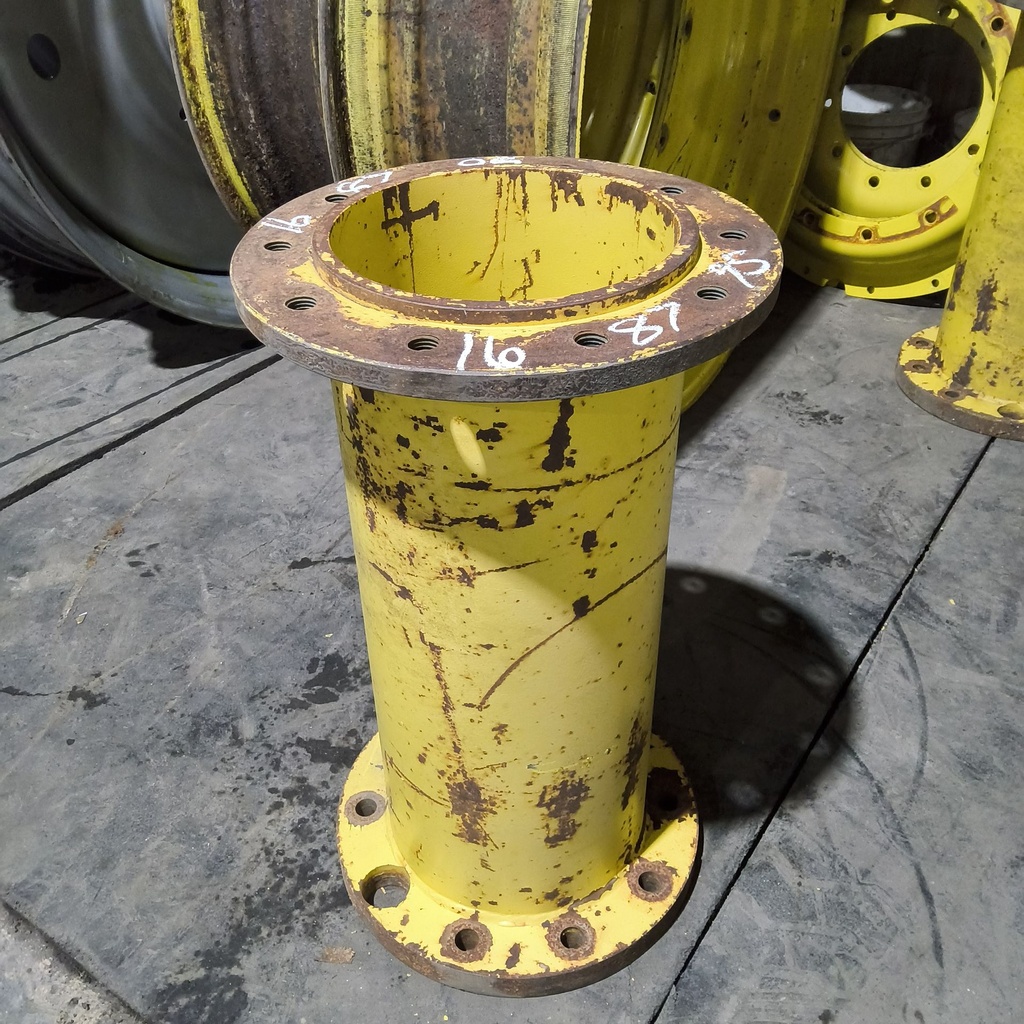 10 to 10-Hole 27"L Hub Extension/Triple, John Deere Yellow