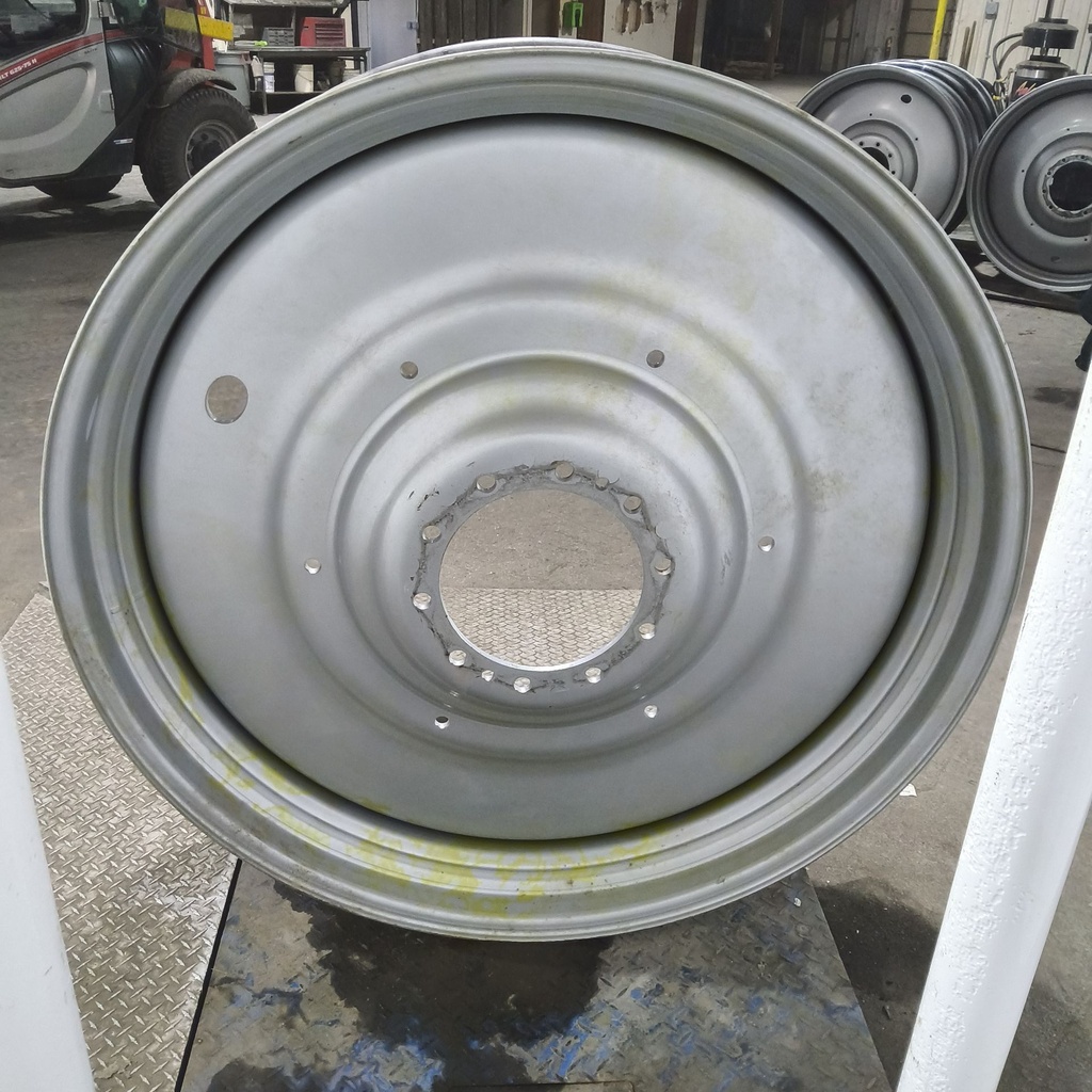 13"W x 50"D, Case IH Silver Mist 10-Hole Formed Plate , -7.75" Offset