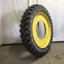 380/90R54 Firestone Radial 9000 R-1W on John Deere Yellow 12-Hole Stub Disc 60%