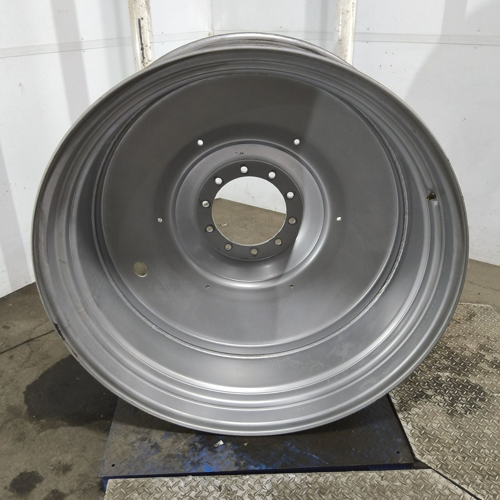 20"W x 46"D, Case IH Silver Mist 10-Hole Formed Plate , -9.62" Offset