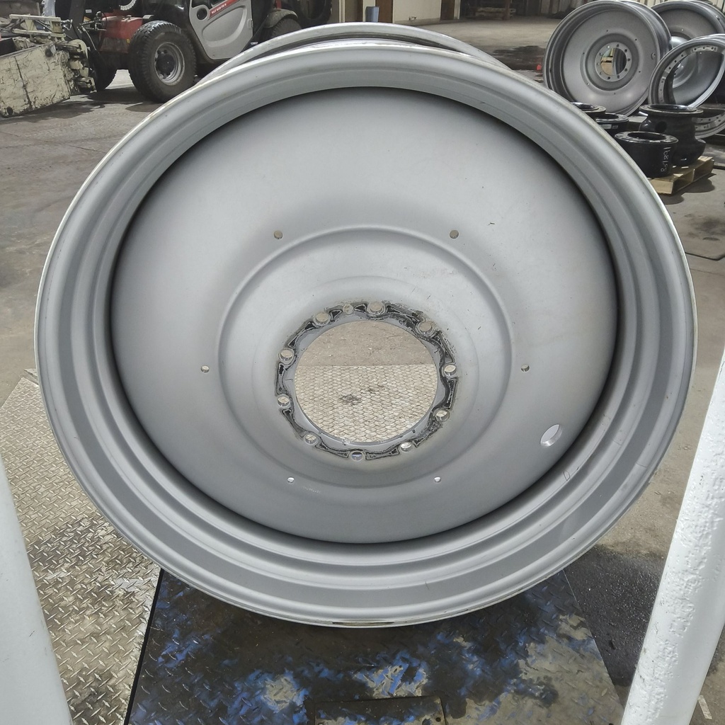 20"W x 46"D, Case IH Silver Mist 10-Hole Formed Plate , -9.62" Offset