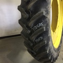 380/90R54 Firestone Radial 9000 R-1W on John Deere Yellow 12-Hole Stub Disc 60%