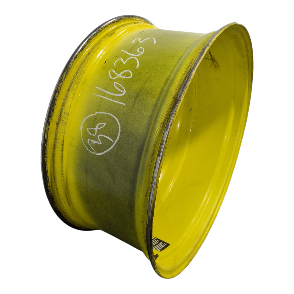 16"W x 38"D, John Deere Yellow 10-Hole Dolly Dual , -13.38" Offset