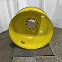 16"W x 38"D, John Deere Yellow 10-Hole Dolly Dual , -13.38" Offset