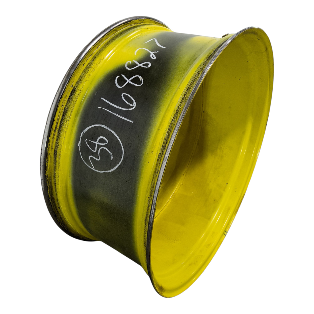 16"W x 38"D, John Deere Yellow 10-Hole Dolly Dual , -15" Offset