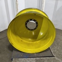 16"W x 38"D, John Deere Yellow 10-Hole Dolly Dual , -15" Offset