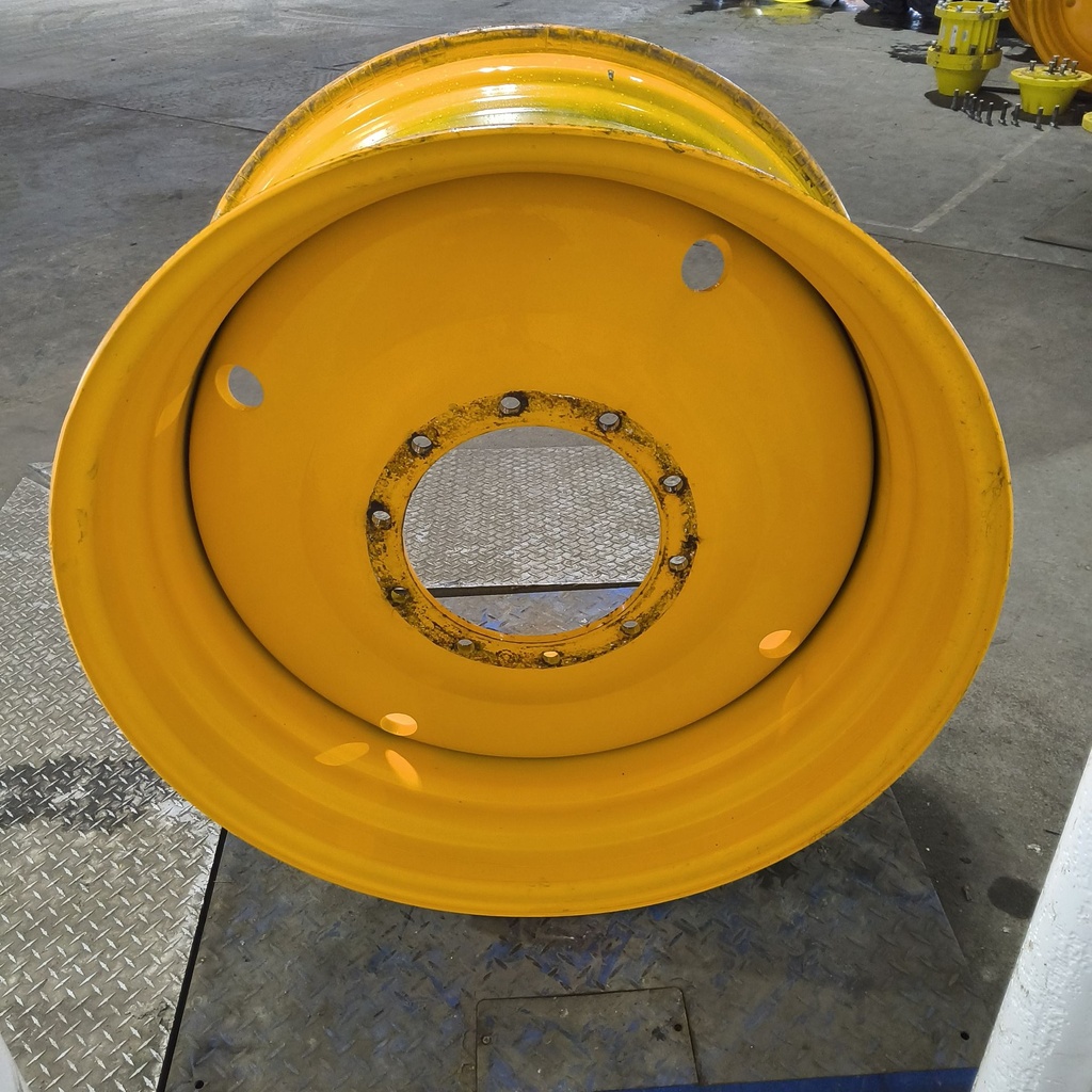 20"W x 38"D, Hagie Orange 10-Hole Formed Plate Sprayer , -5.19" Offset