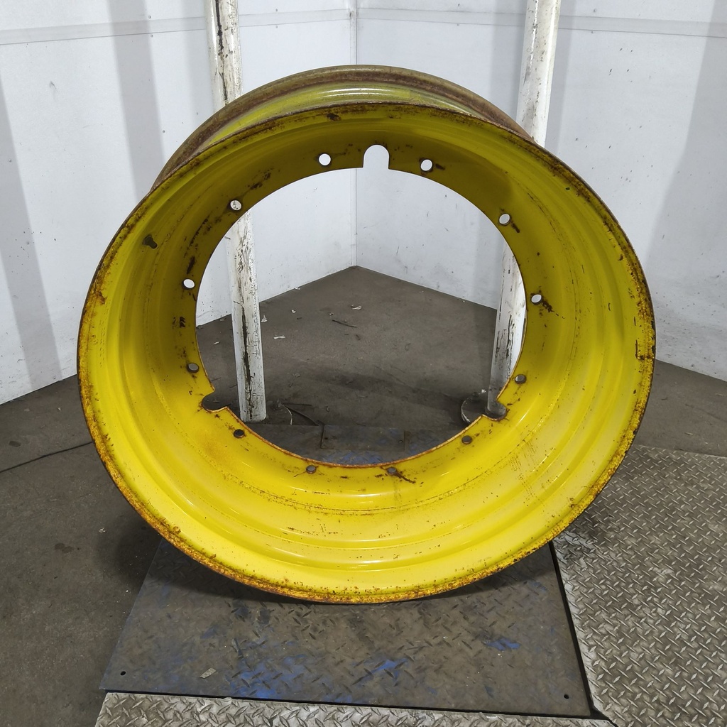 16"W x 42"D, John Deere Yellow 12-Hole Stub Disc , -3.12" Offset