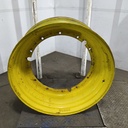 16"W x 42"D, John Deere Yellow 12-Hole Stub Disc , -3.25" Offset