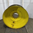 16"W x 42"D, John Deere Yellow 10-Hole Formed Plate , -6.88" Offset