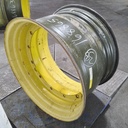 23"W x 38"D, John Deere Yellow 12-Hole Stub Disc , -3.38" Offset