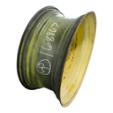 13"W x 30"D, John Deere Yellow 12-Hole Waffle Wheel (Groups of 3 bolts)