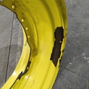 15"W x 34"D, John Deere Yellow 12-Hole Waffle Wheel (Groups of 3 bolts)