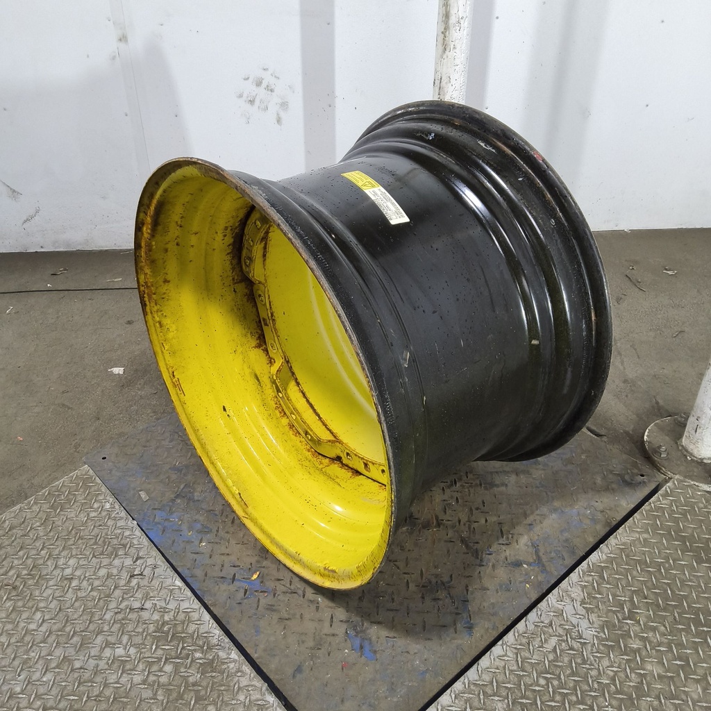 20"W x 30"D, John Deere Yellow 12-Hole Waffle Wheel (Groups of 3 bolts)