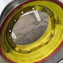 15"W x 30"D, John Deere Yellow 12-Hole Waffle Wheel (Groups of 2 Bolts)