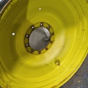 16"W x 38"D, John Deere Yellow 10-Hole Formed Plate , -3.56" Offset