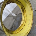 15"W x 34"D, John Deere Yellow 12-Hole Waffle Wheel (Groups of 3 bolts)