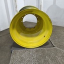 36"W x 32"D, John Deere Yellow 12-Hole Formed Plate , -9.81" Offset