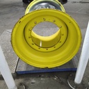 36"W x 32"D, John Deere Yellow 12-Hole Formed Plate , -9.81" Offset