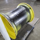 36"W x 32"D, John Deere Yellow 12-Hole Formed Plate , -9.81" Offset