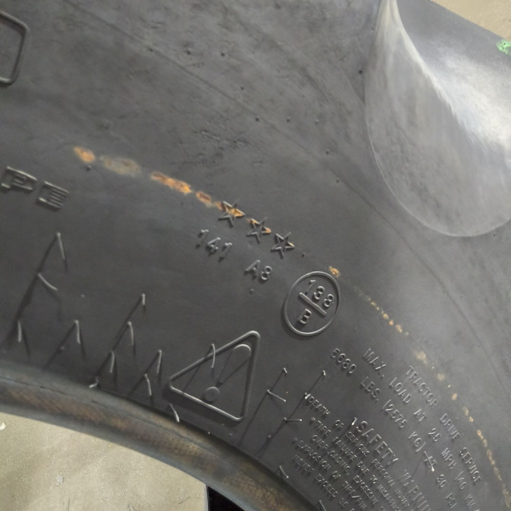 16.9R30 Goodyear Farm Special Sure Grip Radial TD8 R-2 141A8 90%