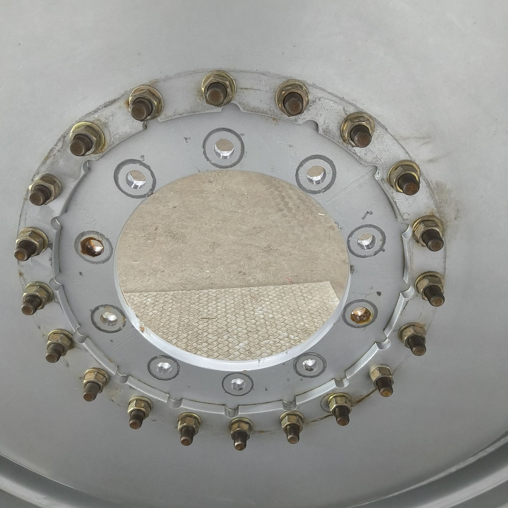 10"W x 54"D, Case IH Silver Mist 10-Hole Spun Disc Sprayer (2 Piece Style) , -5.06" Offset